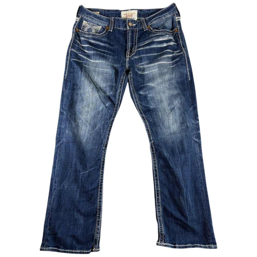 Big Star Pioneer Straight Jeans Mens 36R Blue Grunge Vintage Y2K Workwear Denim